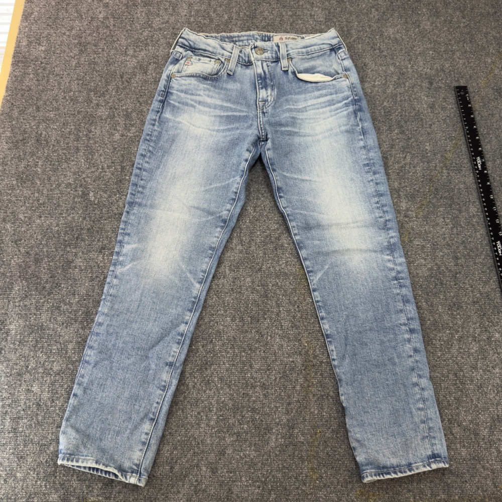 AG Adriano Goldschmied The Stilt Cigarette Jeans Light Wash Size 26R